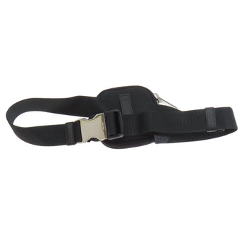 Prada Hip Bag Nylon Black Logometal Women