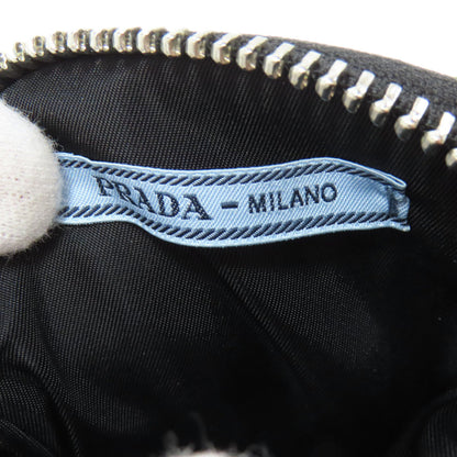 Prada Hip Bag Nylon Black Logometal Women