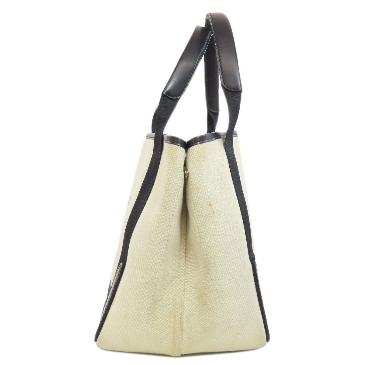 Balenciaga Handbag 339933 Canvas White Navy Kabas Women