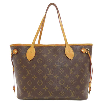 Louis Vuitton Tote Bag M41245 Monogram Canvas Brown Never Full Pm Women