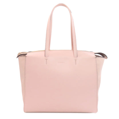 Furla Tote Bag Leather Pink Logo Women