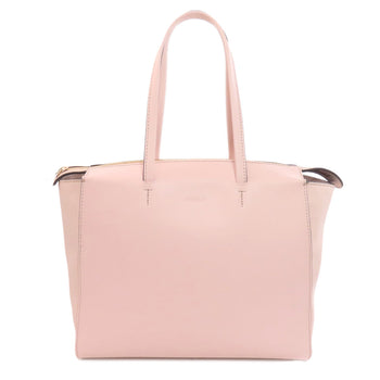 Furla Tote Bag Leather Pink Logo Women