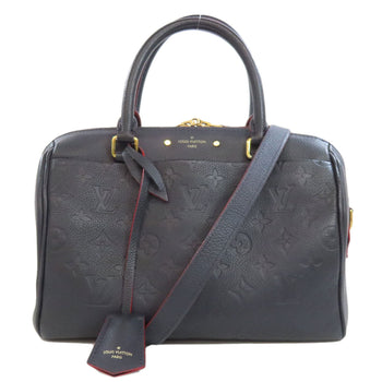 Louis Vuitton Boston Duffel Bag M43501 Ann Platt Navy Speedy 25 Women