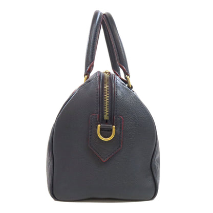Louis Vuitton Boston Duffel Bag M43501 Ann Platt Navy Speedy 25 Women