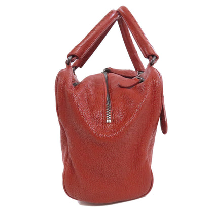 Bottegaveneta Handbag Leather Brown Logo Women