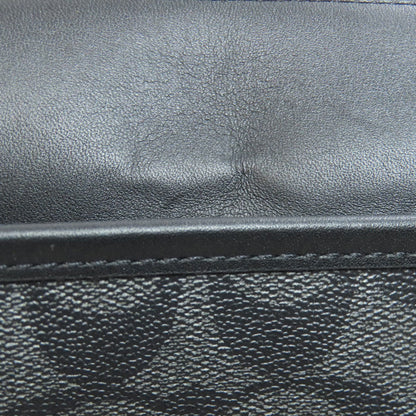 Coach Shoulder Bag C8141 Pvc Black Signature Women