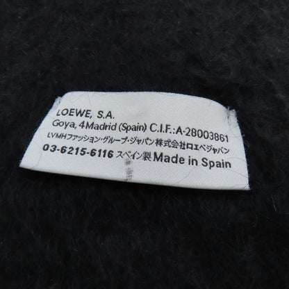 Loewe Scarf Mohair, Wool Black Anagram Women