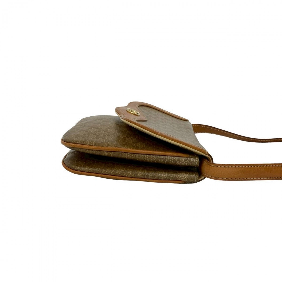 Celine Shoulder Bag Leather Brown
