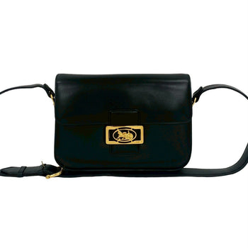 Celine Shoulder Bag Calfskin Black