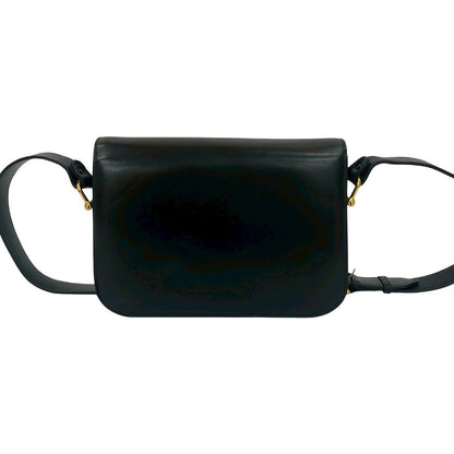 Celine Shoulder Bag Calfskin Black