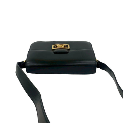 Celine Shoulder Bag Calfskin Black