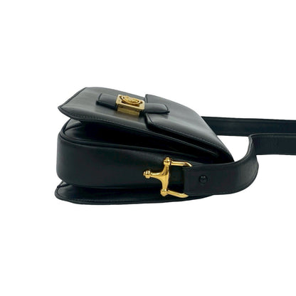 Celine Shoulder Bag Calfskin Black