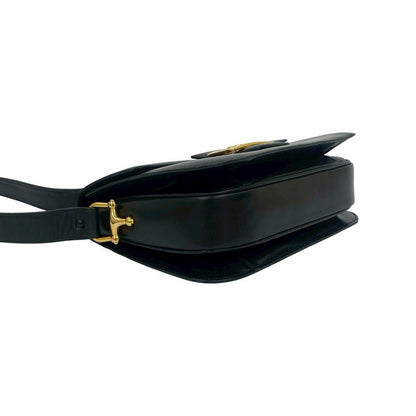Celine Shoulder Bag Calfskin Black