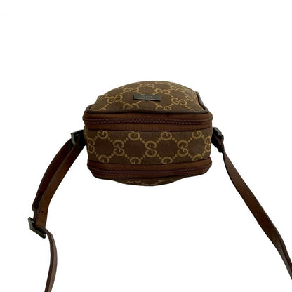Gucci Shoulder Bag Canvas Brown