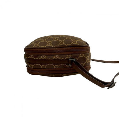 Gucci Shoulder Bag Canvas Brown