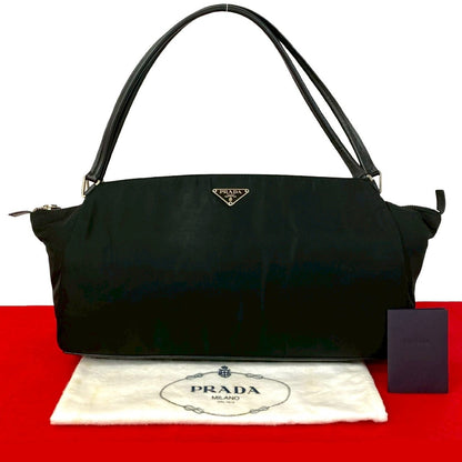 Prada Handbag Nylon Black
