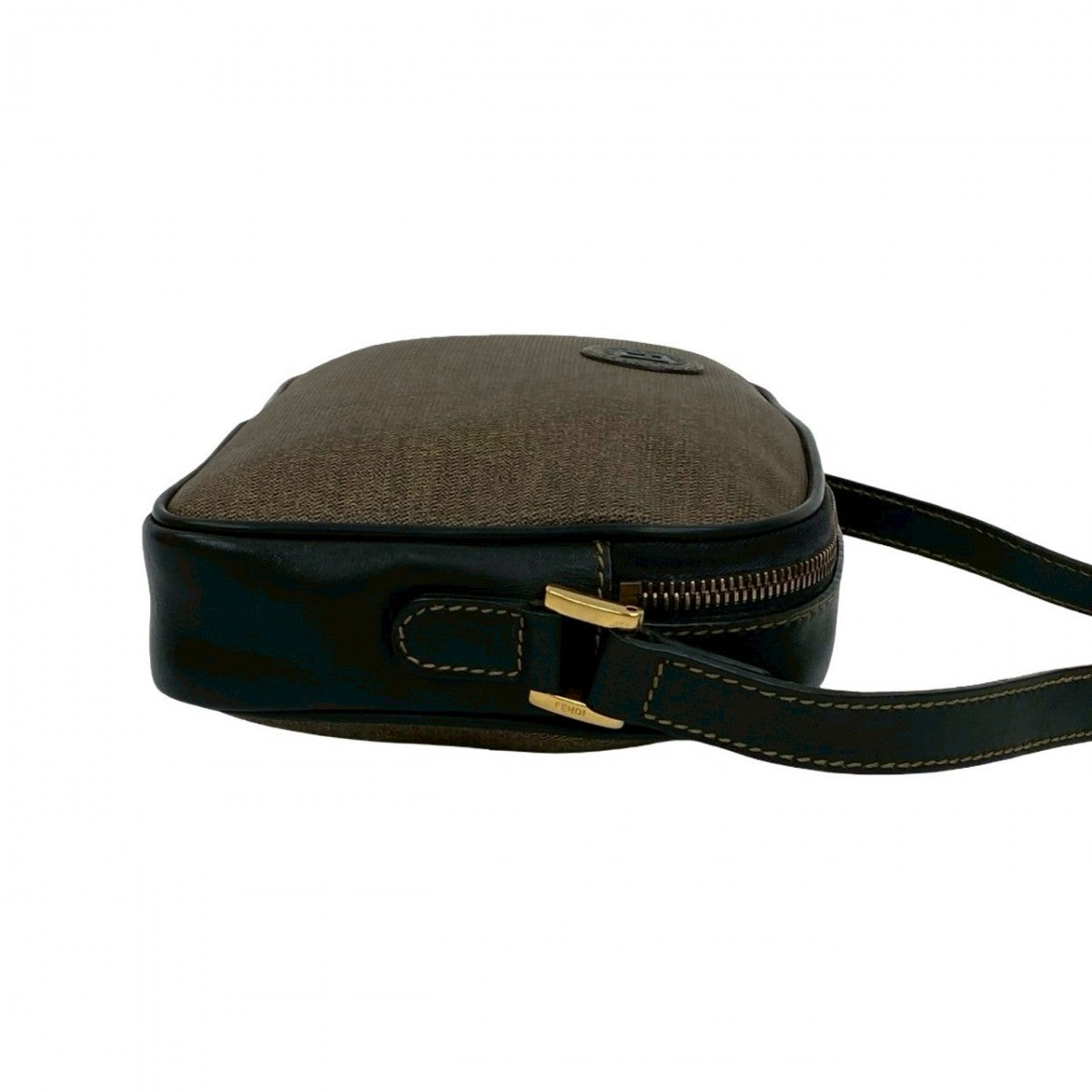 Fendi Shoulder Bag Leather Brown