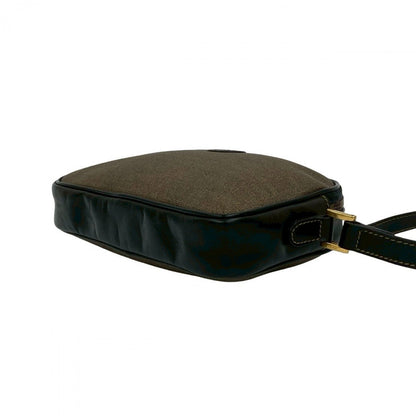 Fendi Shoulder Bag Leather Brown