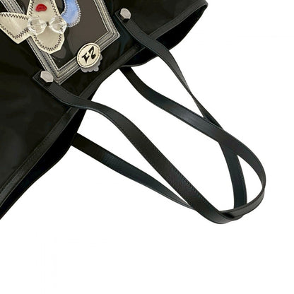 Prada Tote Bag Leather Black Robot Collection