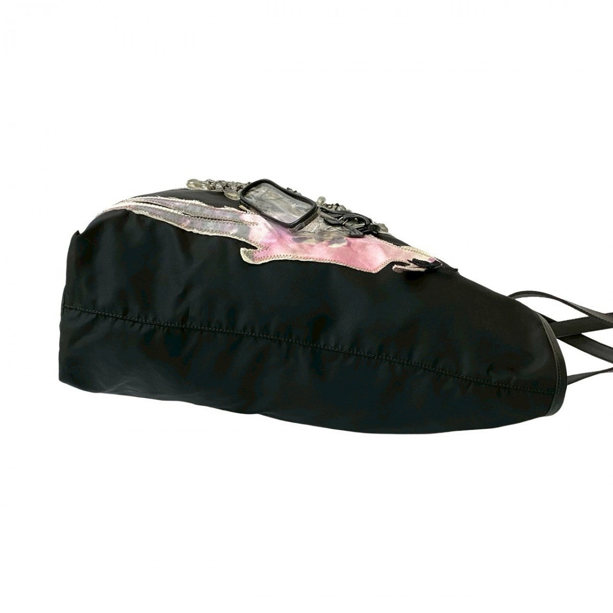Prada Tote Bag Leather Black Robot Collection