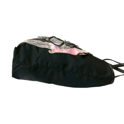 Prada Tote Bag Leather Black Robot Collection