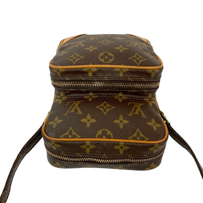 Louis Vuitton Shoulder Bag Leather Brown Monogram Amazone