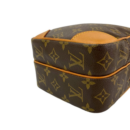 Louis Vuitton Shoulder Bag Leather Brown Monogram Amazone