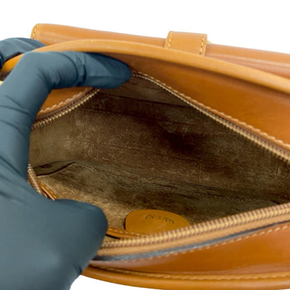 Gucci Shoulder Bag Leather Brown Sherry Line