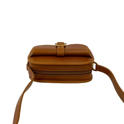 Gucci Shoulder Bag Leather Brown Sherry Line