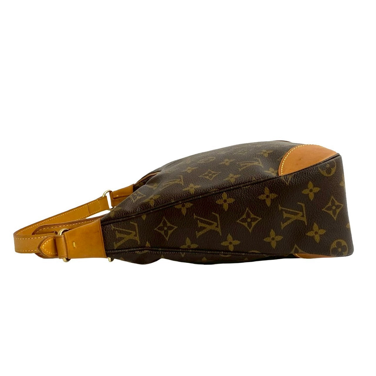 Louis Vuitton Shoulder Bag Leather Brown Monogram Boulogne