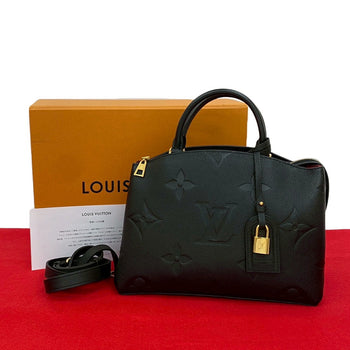 Louis Vuitton Shoulder Bag Monogram Ann Platt Black Monogram Unplant Petit Palais Pm