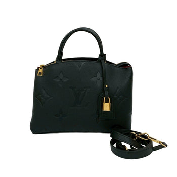 Louis Vuitton Shoulder Bag Monogram Ann Platt Black Monogram Unplant Petit Palais Pm