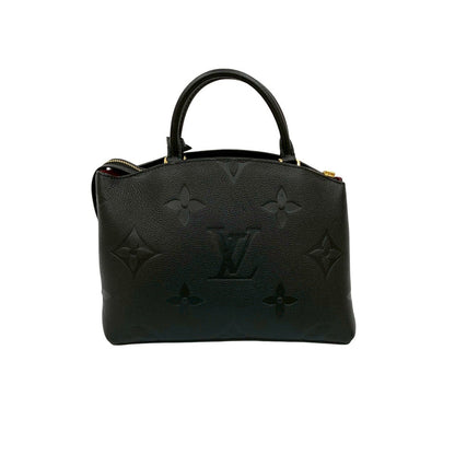 Louis Vuitton Shoulder Bag Monogram Ann Platt Black Monogram Unplant Petit Palais Pm