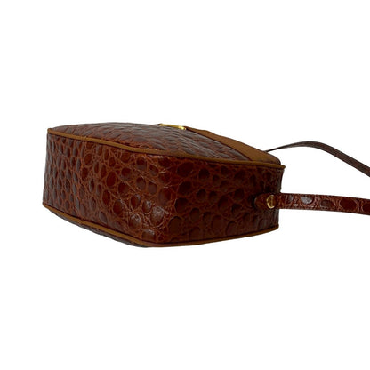 Salvatore Ferragamo Shoulder Bag Leather Brown