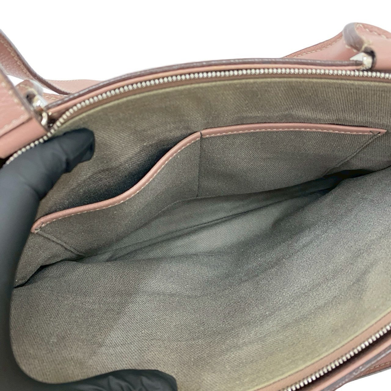Cartier Shoulder Bag Leather Pink C De Cartier