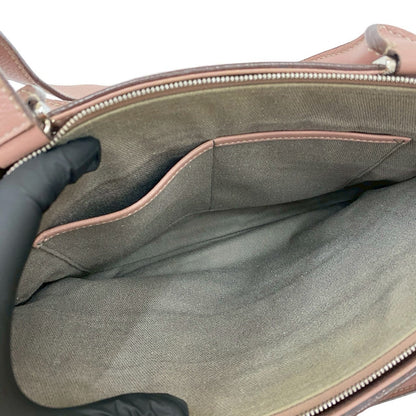 Cartier Shoulder Bag Leather Pink C De Cartier