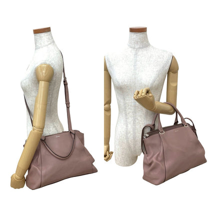 Cartier Shoulder Bag Leather Pink C De Cartier