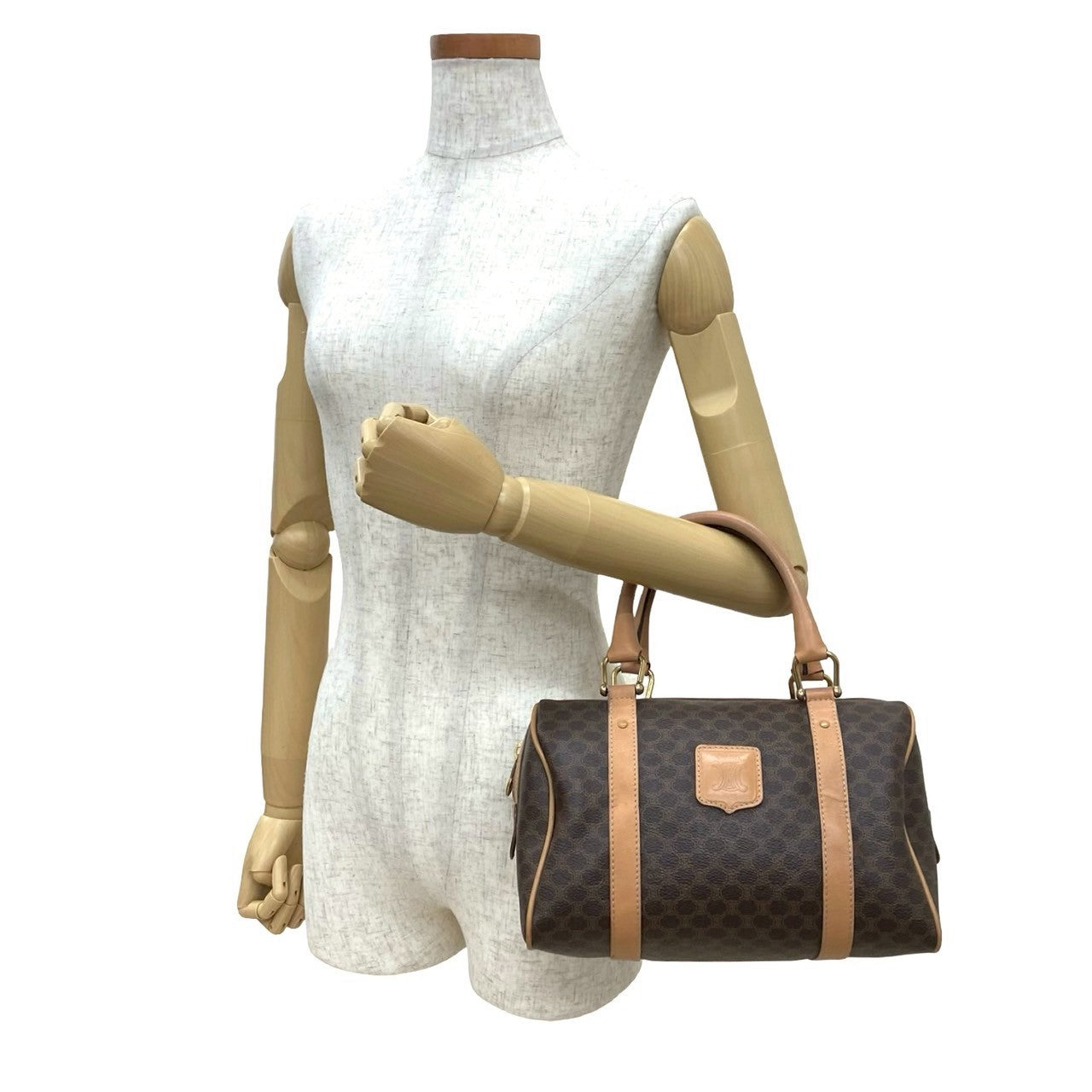 Celine Handbag Leather Brown