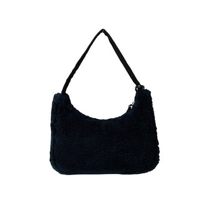 Prada Handbag Pile Black Re-Edition Terry Mini