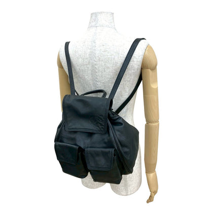 Loewe Backpack Leather Black