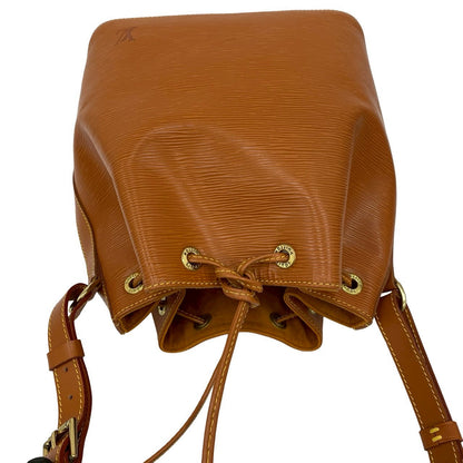Louis Vuitton Shoulder Bag Leather Brown Epi Petit Noe