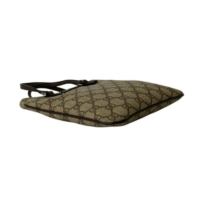 Gucci Handbag Leather Brown Gg Supreme
