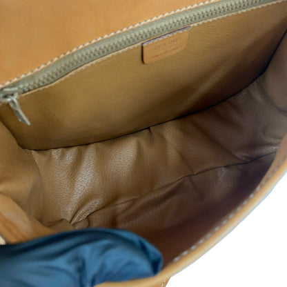 Celine Shoulder Bag Leather Brown