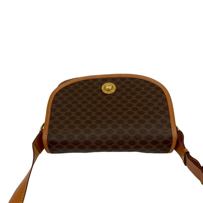 Celine Shoulder Bag Leather Brown