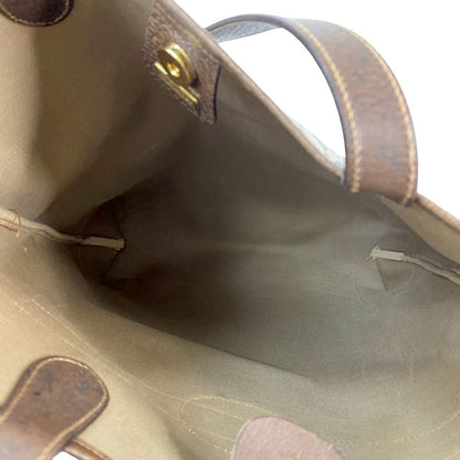 Gucci Tote Bag Leather Brown Sherry Line