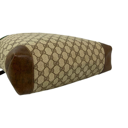 Gucci Tote Bag Leather Brown Sherry Line