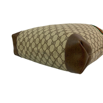Gucci Tote Bag Leather Brown Sherry Line