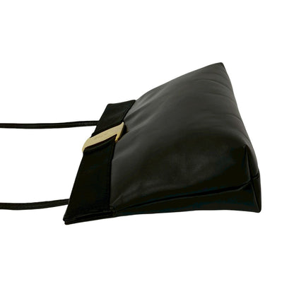 Salvatore Ferragamo Shoulder Bag Leather Black