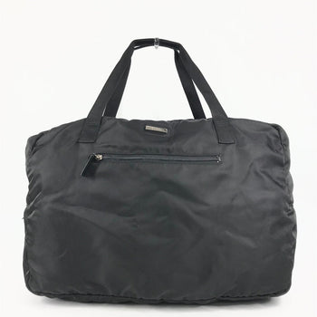 Gucci Boston Duffel Bag 012E0389 Nylon Black Logo Women(Unisex)