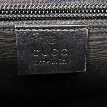 Gucci Shoulder Bag 201732 Pvc Coated Canvas Black Gg Implementation Messenger Bag Mens